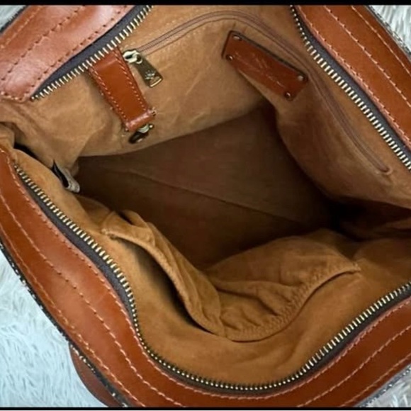 Patricia Nash Poppy Leather Satchel with Wallet - Picture 5 of 10